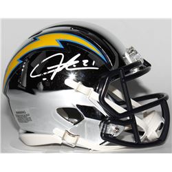 LaDainian Tomlinson Signed San Diego Chargers Chrome Speed Mini Helmet (Radtke COA)