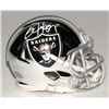 Image 1 : Bo Jackson Signed Oakland Raiders Chrome Speed Mini Helmet (Radtke COA)