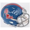 Image 1 : A. J. Brown Signed Ole Miss Rebels Speed Mini Helmet (Radtke COA)