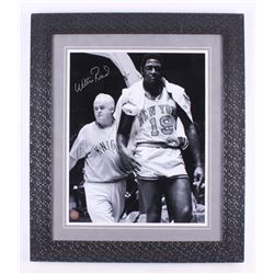 Willis Reed Signed New York Knicks 24.5x28 Custom Framed Photo Display (Steiner COA)