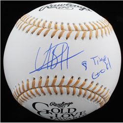 Usain Bolt Signed Gold Glove Award Baseball Inscribed "8 Time Gold" (JSA COA)