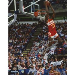 Dominique Wilkins Signed Atlanta Hawks 8x10 Photo (Steiner COA)