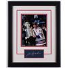 Image 1 : Mark Messier Signed New York Rangers 16.5x20.5 Custom Framed Cut Display (JSA COA)