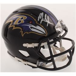 Mark Ingram Signed Baltimore Ravens Speed Mini Helmet (Beckett COA)