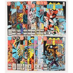 Lot of (18) 1984-1986 DC "Batman" Comic Books Issues with #382, #379, #393, #388, #384