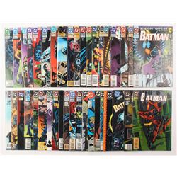 Lot of (39) 1989-1995 DC "Batman" Comic Books Issues with #503, #500, #523, #496, #514
