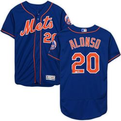 Pete Alonso Signed New York Mets Jersey (Fanatics Hologram)