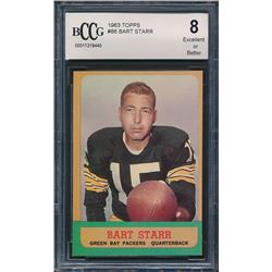 1963 Topps #86 Bart Starr (BCCG 8)