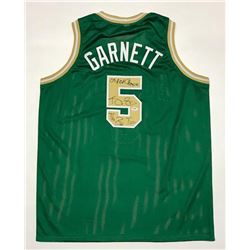 Kevin Garnett Signed Jersey Inscribed "08 NBA Champion"  "The Big Tic" (PSA COA)