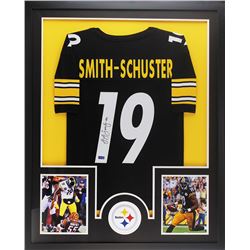 JuJu Smith-Schuster Signed 34x42 Custom Framed Jersey (Radtke COA)