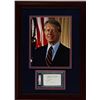 Image 1 : Jimmy Carter Signed 20x27 Custom Framed Cut Display (PSA Encapsulated)