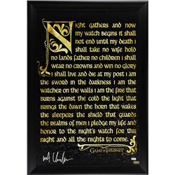 Kit Harington Signed  Game of Thrones  28x40 Custom Framed Poster Display (Radtke COA)