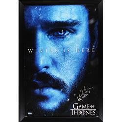 Kit Harington Signed  Game of Thrones  28x40 Custom Framed Poster Display (Radtke COA)