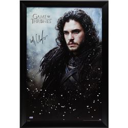 Kit Harington Signed "Game of Thrones" 28x40 Custom Framed Poster Display (Radtke COA)