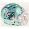 Image 1 : Josh Rosen Signed Miami Dolphins Chrome Speed Mini Helmet (JSA COA)