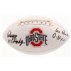 Image 1 : Dwayne Haskins Signed Ohio State Buckeyes Logo Football Inscribed "Go Bucks"  "O-H-I-O" (JSA COA)