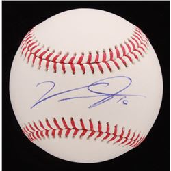 Victor Robles Signed OML Baseball (JSA COA)