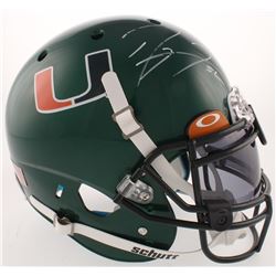 Ray Lewis Signed Miami Hurricanes Full-Size Authentic On-Field Helmet with Visor (Radtke COA  Lewis 