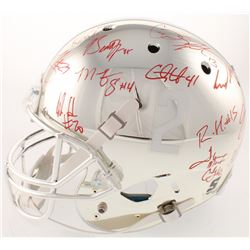 Alabama Crimson Tide Modern Greats Chrome Full-Size Helmet Signed by (20) with Mark Ingram Jr., Derr