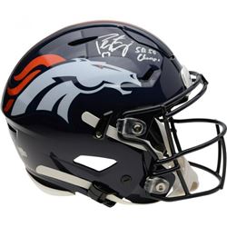 Peyton Manning Signed Denver Broncos Full-Size SpeedFlex Helmet Inscribed "SB 50 Champs" (Fanatics H