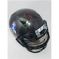 Tom Brady Signed New England Patriots Limited Edition Custom Hydro Dipped Full-Size Authentic On-Fie