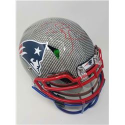 Tom Brady Signed New England Patriots Limited Edition Custom Hydro Dipped Full-Size Authentic On-Fie