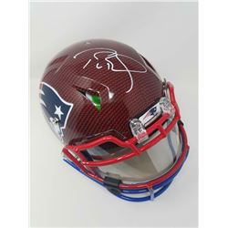 Tom Brady Signed New England Patriots Limited Edition Custom Hydro Dipped Full-Size Authentic On-Fie