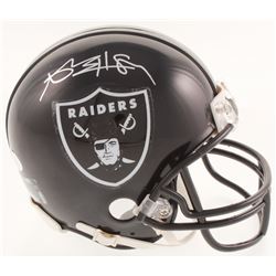 Antonio Brown Signed Oakland Raiders Mini Helmet (JSA COA)