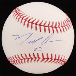 Marcell Ozuna Signed OML Baseball (JSA COA)