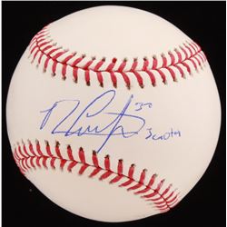 Michael Conforto Signed OML Baseball with Inscription (JSA COA)