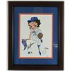 Image 1 : Tom Seaver Signed LE New York Mets "Betty Boop" 13x16 Custom Framed Serigraph Animation Cel Display 