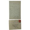 Image 1 : Grover Cleveland Signed Handwritten Letter with Original Envelope (Beckett LOA)