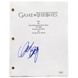 Mark Addy Signed "Game of Thrones: Pilot" Episode Script (JSA COA)