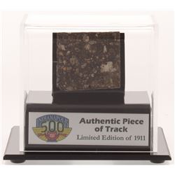 Authentic Piece of Indianapolis Motor Speedway - Indy 500 - Track with Display Case (Fanatics COA)