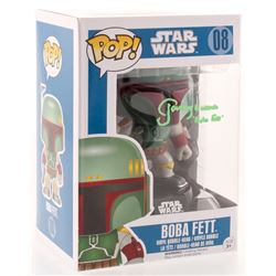 Jeremy Bulloch Signed "Star Wars" Boba Fett #08 Funko Pop! Vinyl Figure Inscribed "Boba Fett" (Radtk