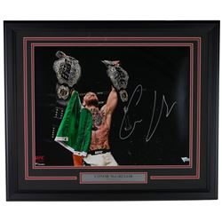 Conor McGregor Signed UFC 22x27 Custom Framed Photo Display (Fanatics Hologram)
