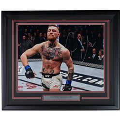 Conor McGregor Signed UFC 22x27 Custom Framed Photo Display (Fanatics Hologram)