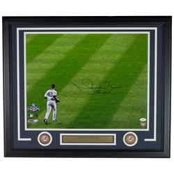 Mariano Rivera Signed New York Yankees 22x27 Custom Framed Photo Display Inscribed "HOF 2019" (JSA C
