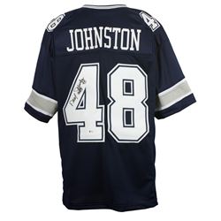 Daryl Johnston Signed Jersey Inscribed "Moose" (Beckett COA)