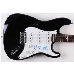 Cheech Marin  Tommy Chong Signed 38" Huntington Electric Guitar Inscribed "16" (PSA COA)