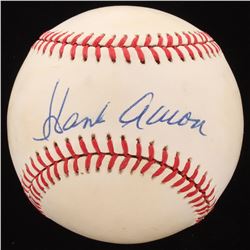 Hank Aaron Signed ONL Baseball (Beckett COA)
