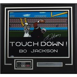 Bo Jackson Signed "Tecmo Bowl" 24x26 Custom Framed Photo Display (Beckett COA)