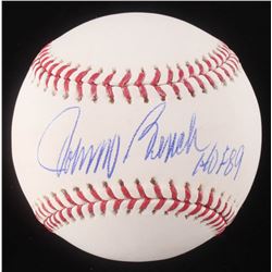 Johnny Bench Signed OML Baseball Inscribed "HOF 89" (Schwartz COA)