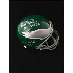 Vince Papale Signed Philadelphia Eagles Full-Size Helmet Inscribed "Fly Eagles Fly!" (JSA COA)