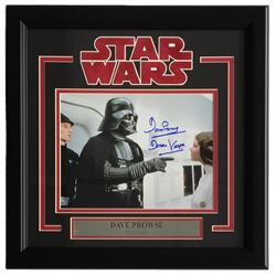 Dave Prowse Signed "Star Wars" 16x17 Custom Framed Photo Display Inscribed "Darth Vader" (Steiner CO