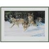 Image 1 : Liz Lesperance's "Ambush! Timer Wolves" L.E. Print