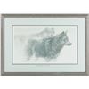 Image 1 : Robert Bateman's "Wolf Pair in Winter" Original Litho