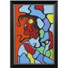 Image 1 : Norval Morrisseau's "Man and Bird Connected" Original