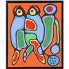 Image 1 : Norval Morrisseau's "Two Fish and Man Connected" Orig.