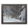 Image 1 : Doug Laird's "Wolf in Winter" original acrylic on